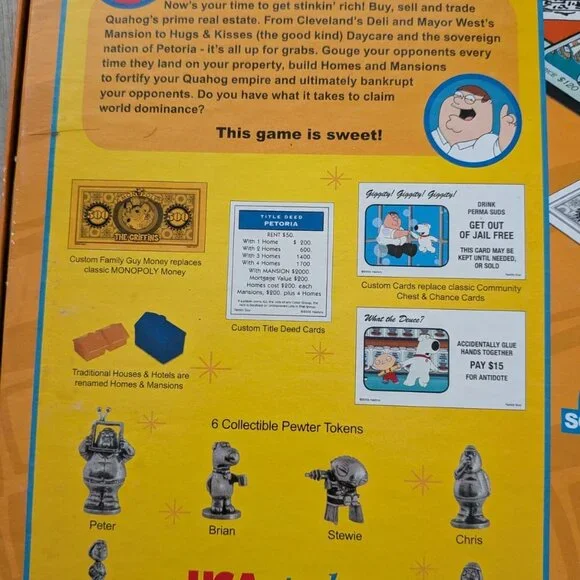 Family Guy Monopoly Board Game Collectors Edition (2006) Parker Brothers - Picture 3 of 6